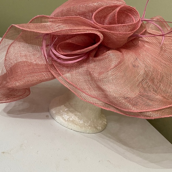 Beautiful Pink Sinamay Hat by KaKyCo main image 6